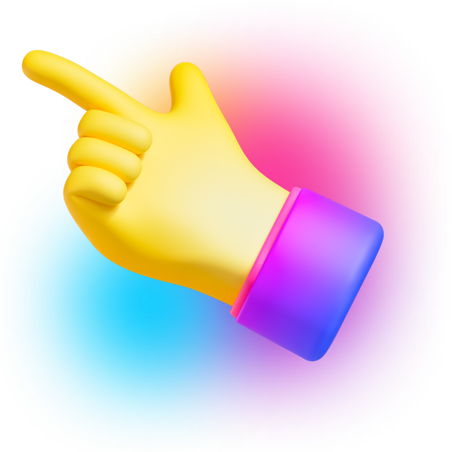 3D pointing hand
